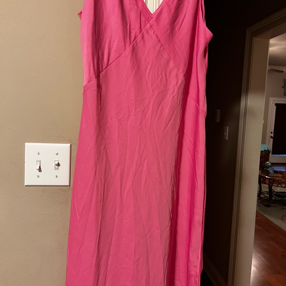 Barbie pink slip dress
